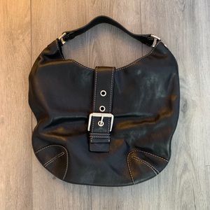 Michael Kors Large Buckle Front Hobo Bag